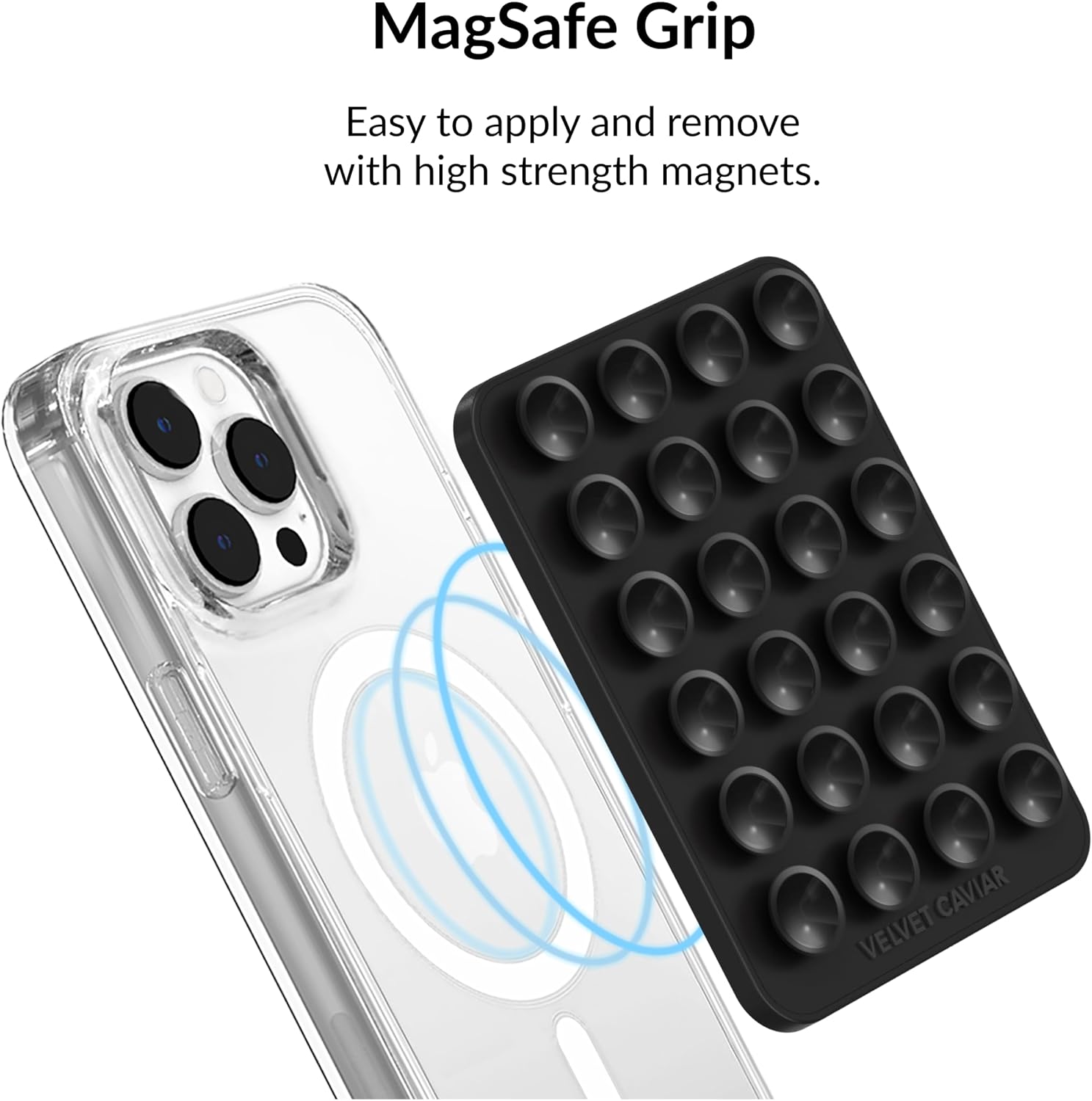 VELVET CAVIAR MagSafe Suction Phone Mount + 16 Pro Max Case (Bundle) image 5