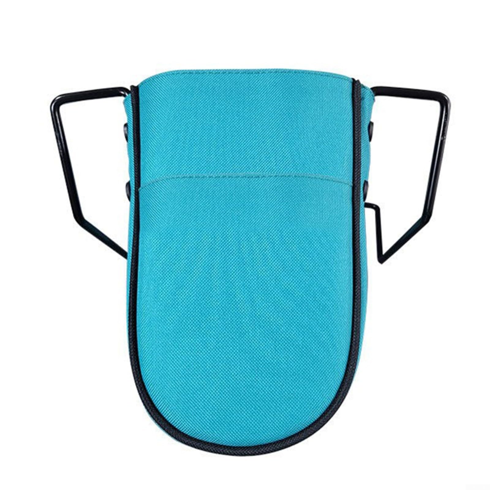 Borsa Portautensili In Tessuto Oxford 1680D | 30x23x30 Cm | Base In Plastica Rinforzata E Maniglia | Multi Tasche | Verde, Per Giardino E Officina