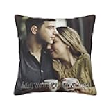 AMAPARK Throw Pillow Covers Custom Personalized with Photo Text Home Decor Pillow Cases Two-Sides Printed Cushion Covers for Valentine's Father's, 1 Photo Style1, 12
