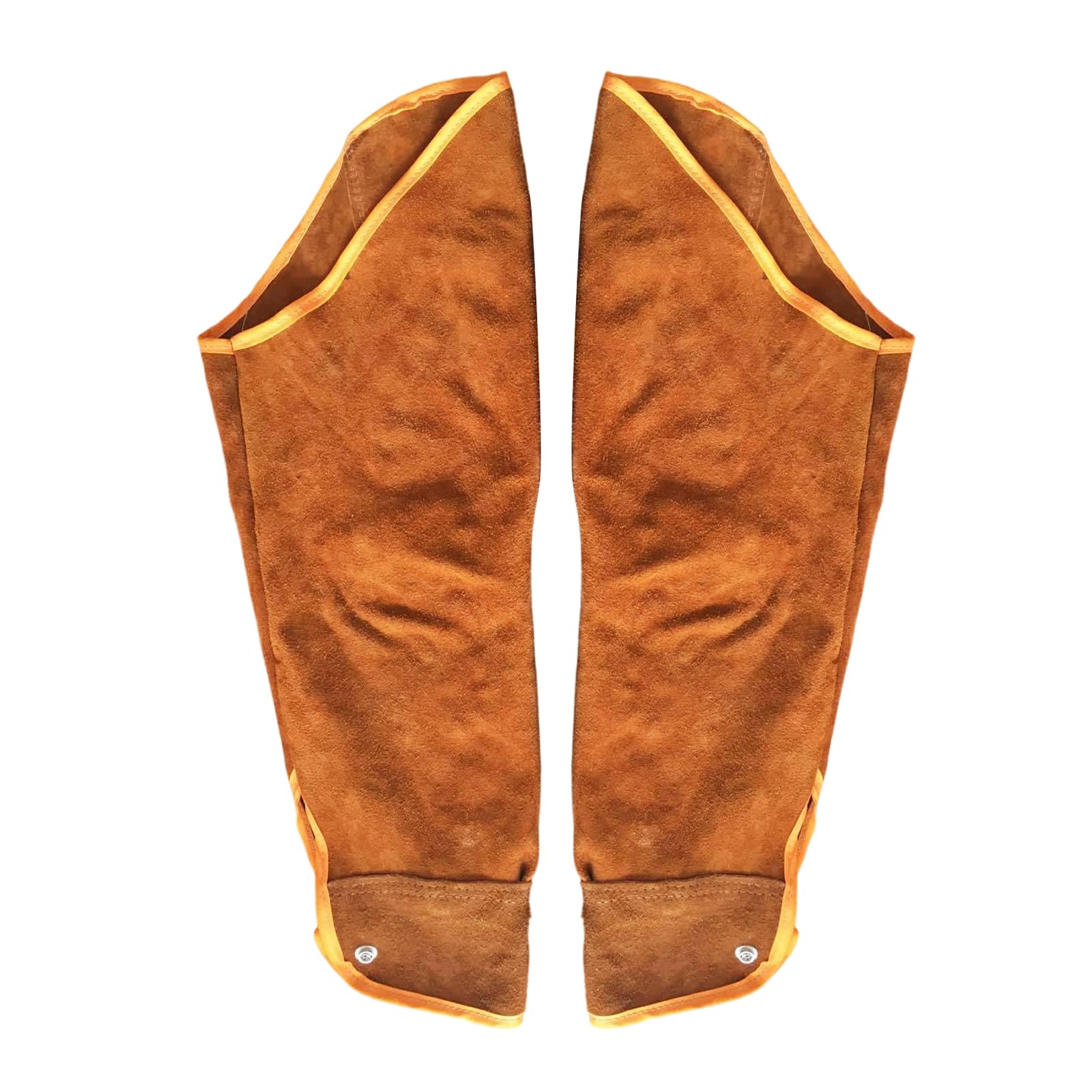 Resistant Heat Insulated Leather Work Sleeve Protector Cut Puncture Proof for Welding Sparks Object Defense Welding Sleeve