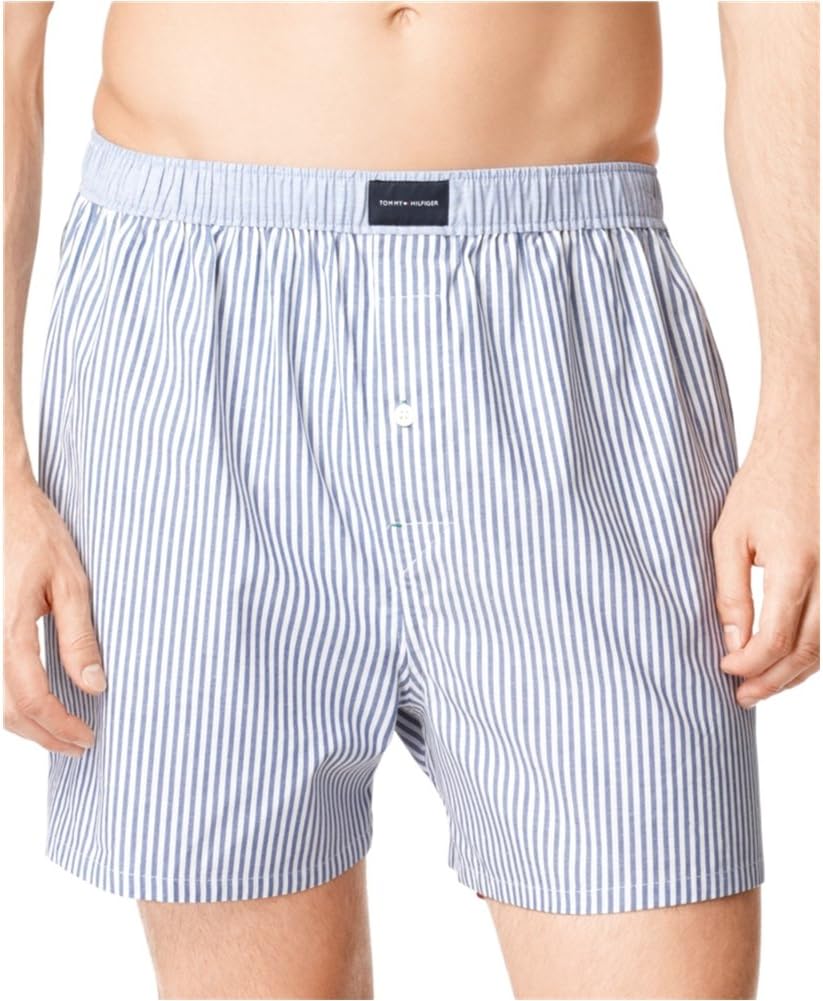 Tommy Hilfiger Men's Solid Vineyard Woven Boxer