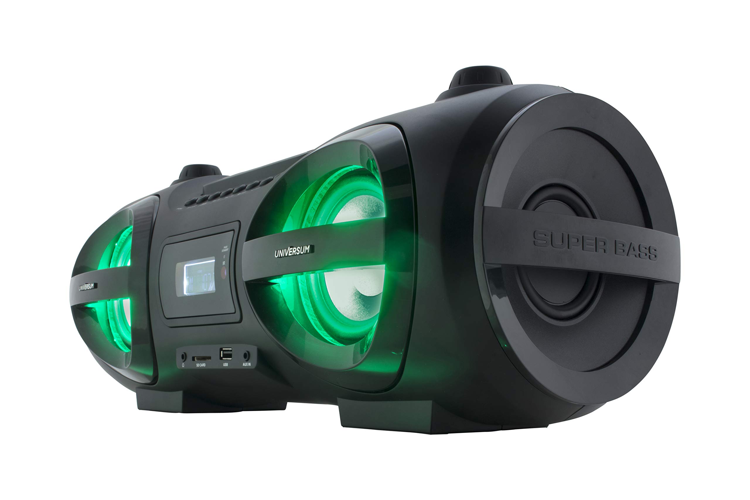 CD-Player Boombox Ghettoblaster mit Radio, CD, MP3, Bluetooth, USB, AUX UNIVERSUM BB 500-20