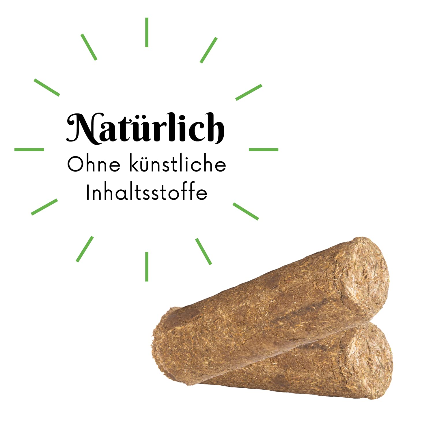 LAX Wiesenprodukte Knusperstangen für Pferde 3 kg (4 Stangen) – Getreide- & melassefreie Raufutter-Snacks mit Heu & Gemüse – Gesundes Ergänzungsfuttermittel & Pferdeleckerli
