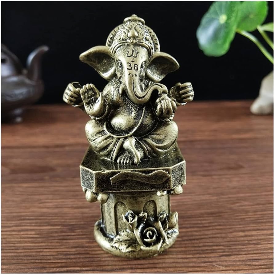 ガネーシャ ブロンズ像 美品】ブロンズ ガネーシャ像 約11cm - メルカリ