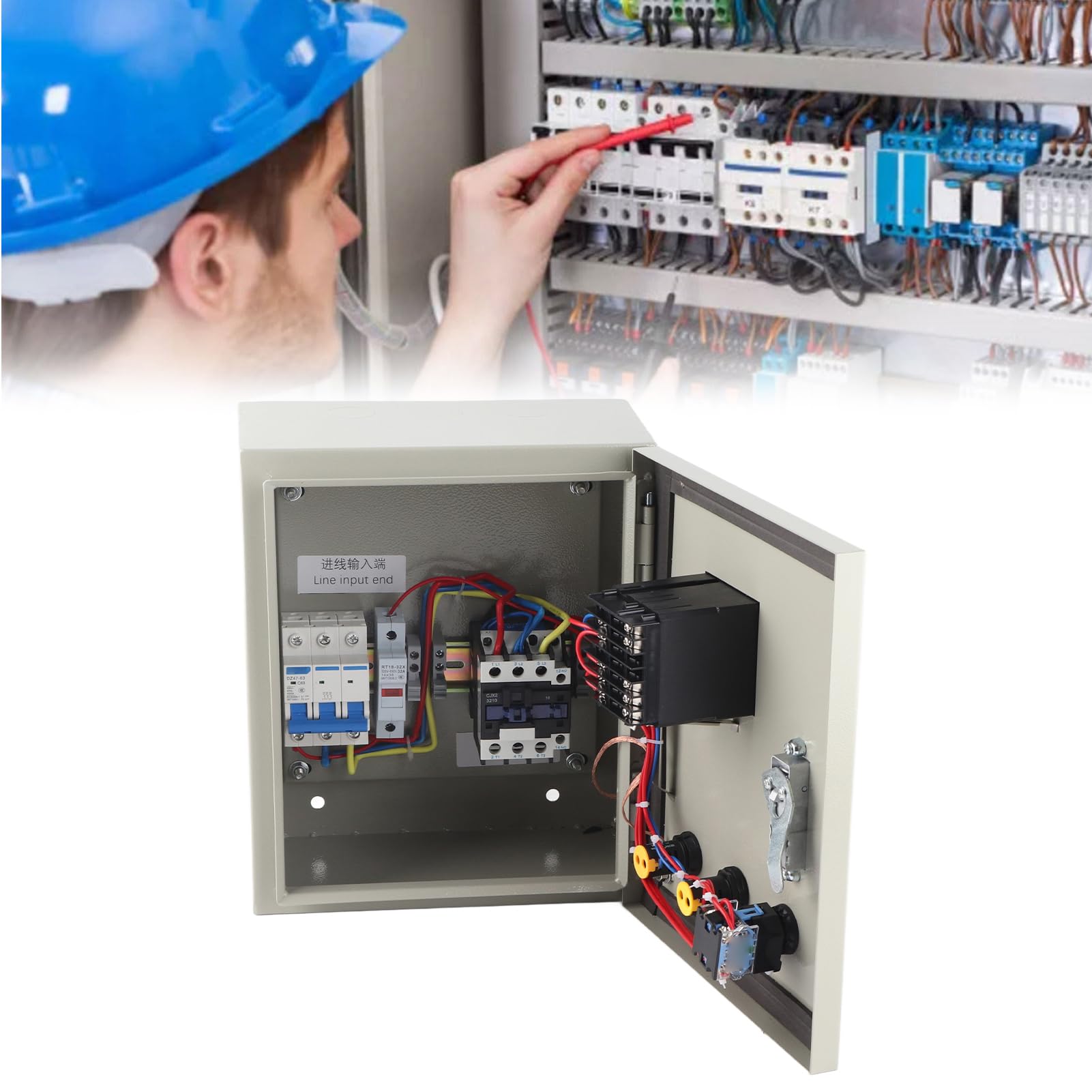 Controlador de Temperatura PID, Termostato Digital de Alta Precisión para Hornos IR, Máquinas de Curado UV, Acero Inoxidable 380VAC 15KW