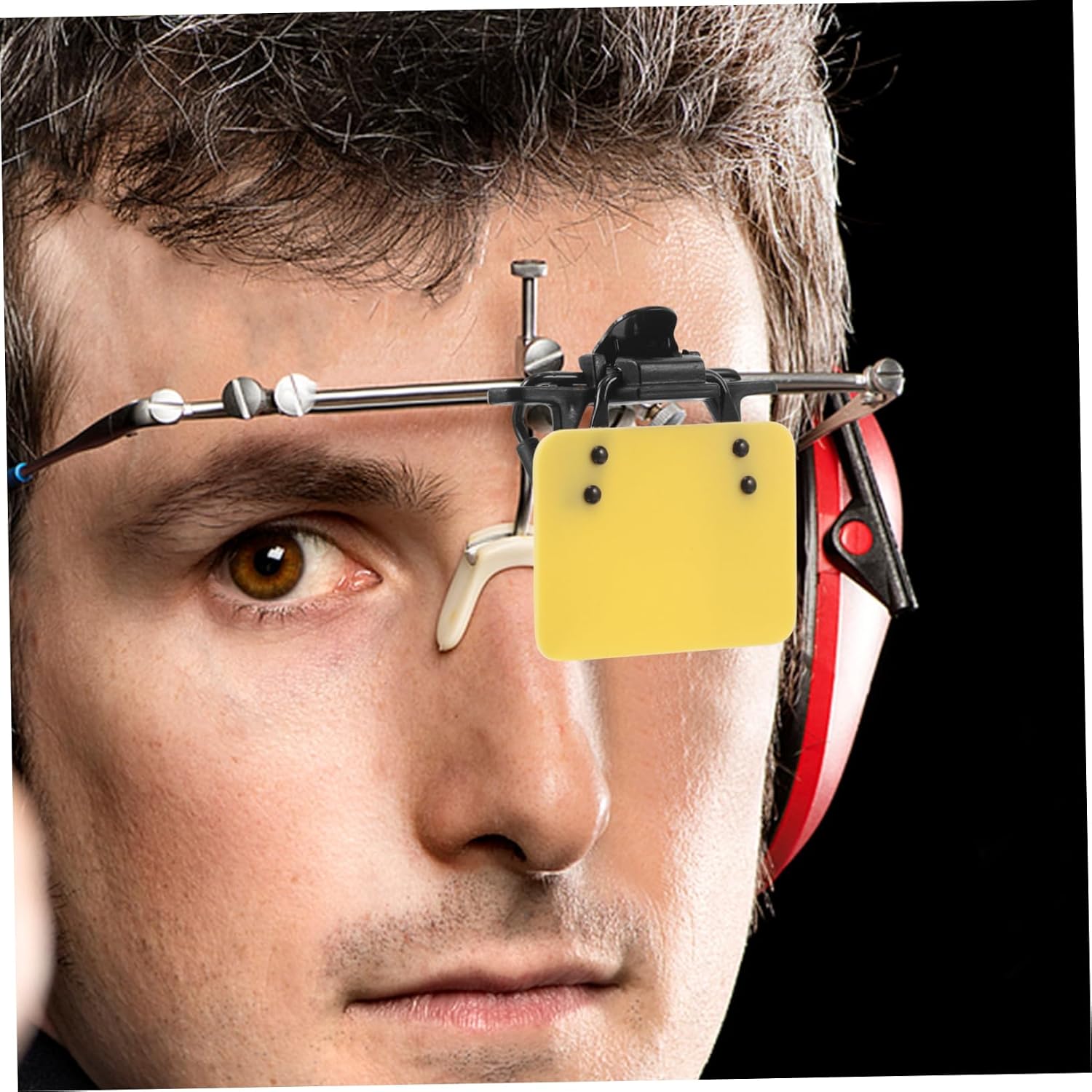 Glasses Eye Patch Adjustable Clip Blinder for Precision Aim Assistance Ergonomic Design for Indoor and Outdoor Training Lightweight Eye for Enhanced Accuracy