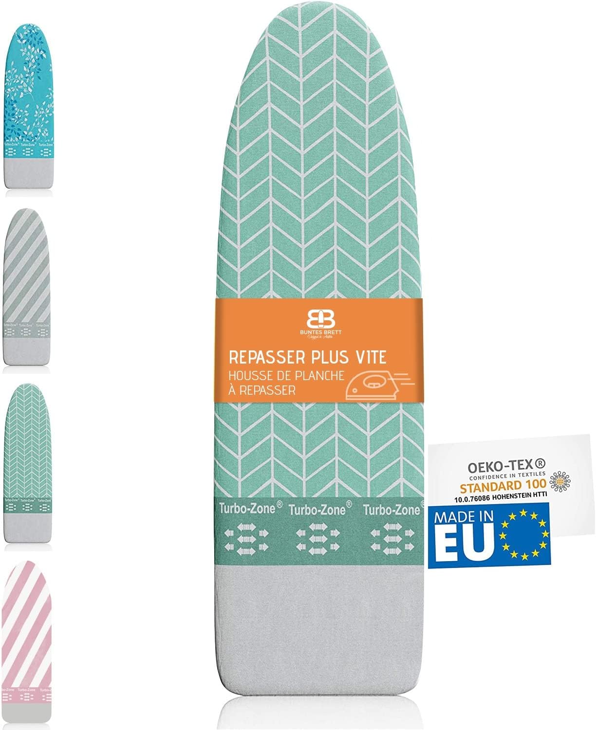 Housse Pour Planche à Repasser Vileda Total Reflect - Réfléchit La Chaleur Pour Un Repassage Ultra Rapide, 120-130 X 38-45 Cm