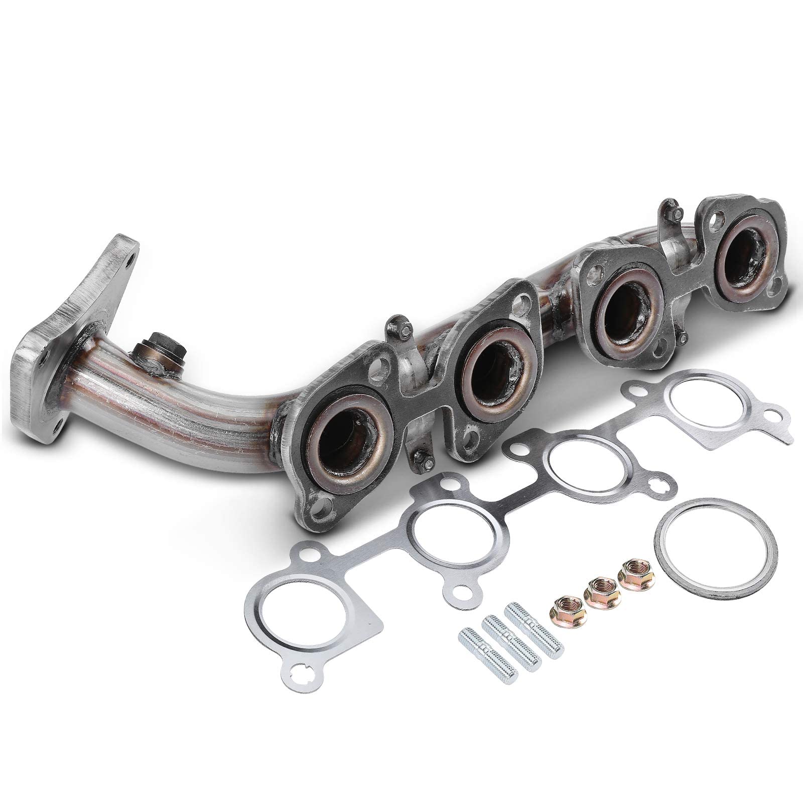A-Premium Right Engine Exhaust Manifold Kit W/Gaskets & Studs & Nuts [DOHC 8Cyl 4.7L] Compatible with Toyota Land Cruiser 1998-2005 & Lexus LX470 1998-2005, Replace# 1710450121
