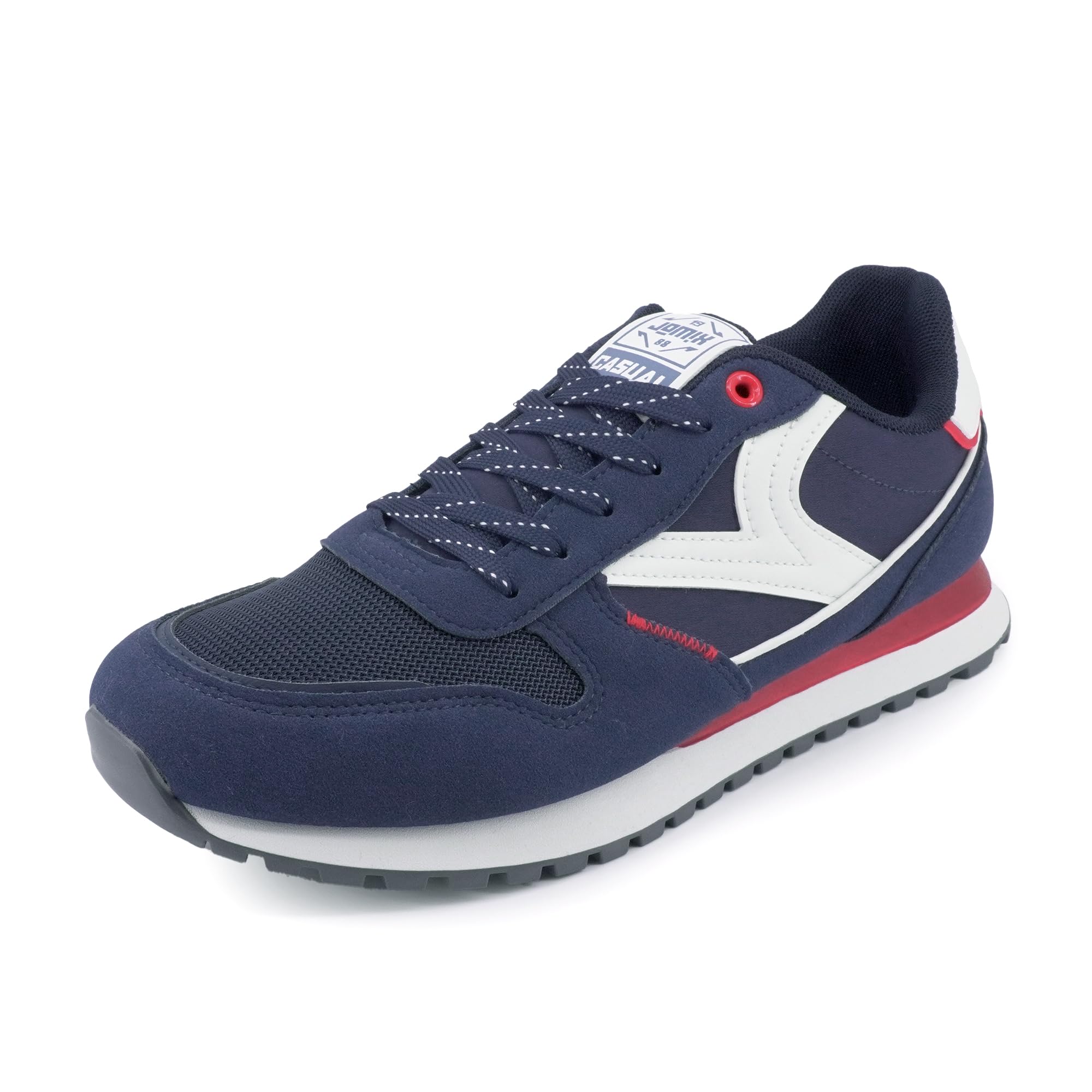 JOMIX Zapatillas Hombre Casual Sneakers Retro Running para Caminar Deporte Gimnasio Zapatos Deportivos Transpirables Ligeros Suela de Goma