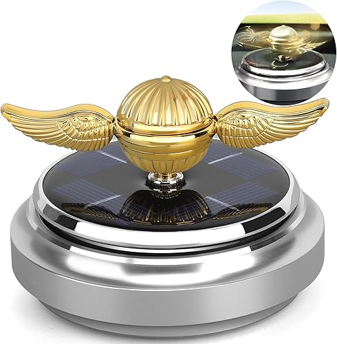 Juguete giratorio dorado con energía solar para niños y adultos, juguete de ansiedad activado por el sol, juguete de ansiedad para aliviar el
