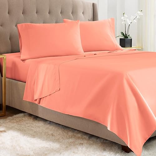 Miniatura 1 de Empyrean California King - Juego de sábanas de 4 piezas súper suaves de microfibra cepillada doble - Sábanas de cama California King de lujo para