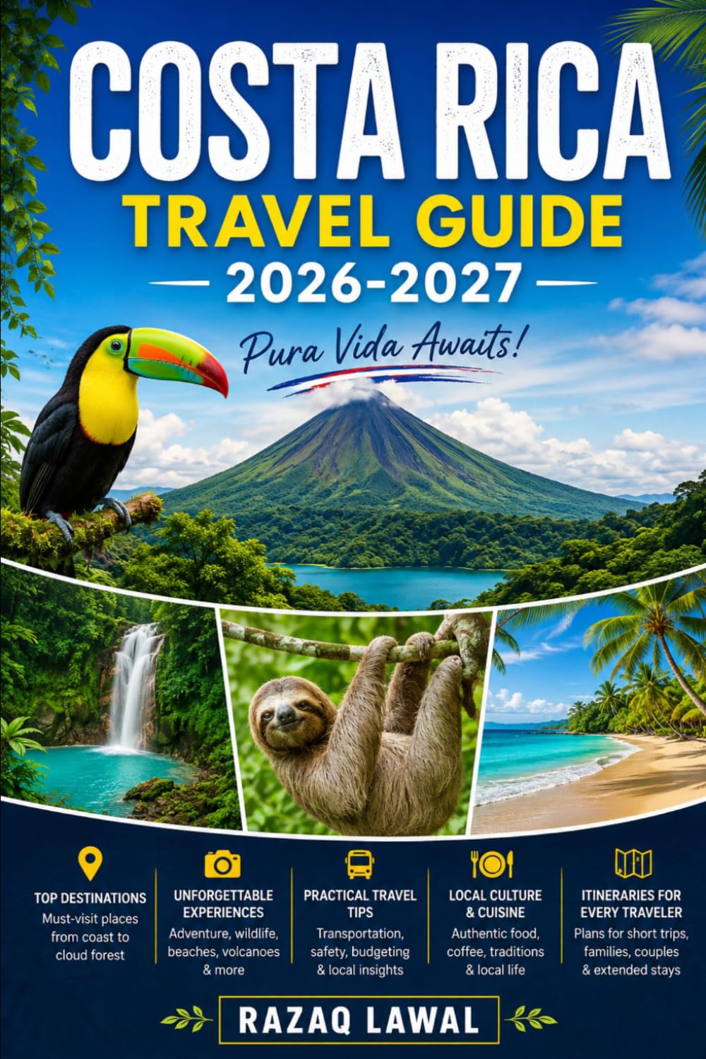 COSTA RICA TRAVEL GUIDE 2026-2027: A First-Time Visitor’s Guide to Costa Rica. Explore Arenal Volcano & La Fortuna, Discover Monteverde Cloud Forest ... Park and Visit Corcovado National Park
