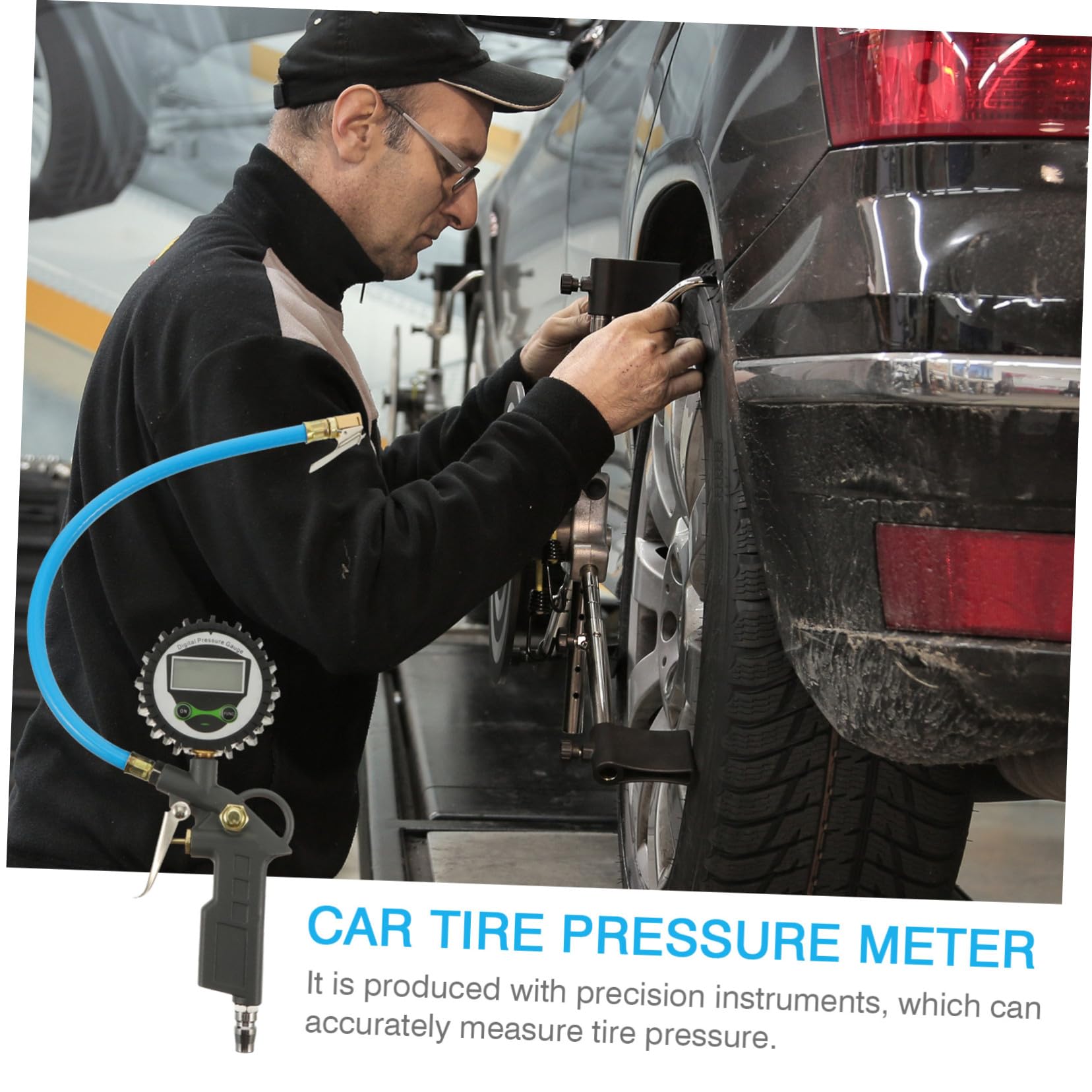 Jauge De Pression Pneu Portable Outil De Mesure De Pression Des Pneus Pour Voiture Manomètre De Test
