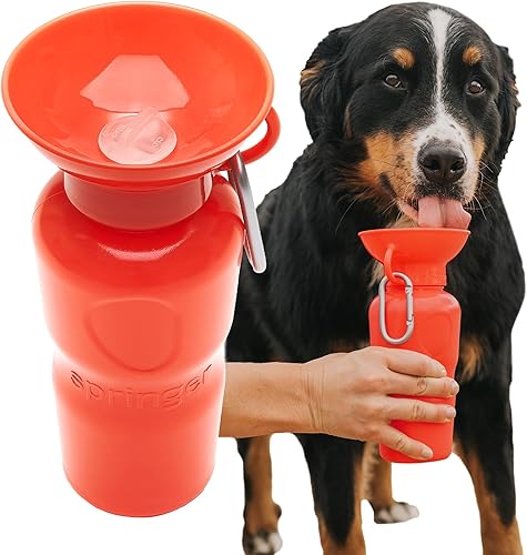Miniatura 15 de Springer by Springland Botella de agua para perro, dispensador de botellas de agua portátil de viaje para perros, regalo para perros visto en las