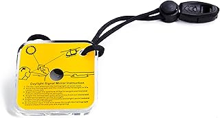 Signalspiegel mit Schlaufe Survival Rettungsspiegel Sonnenspiegel Heliograf