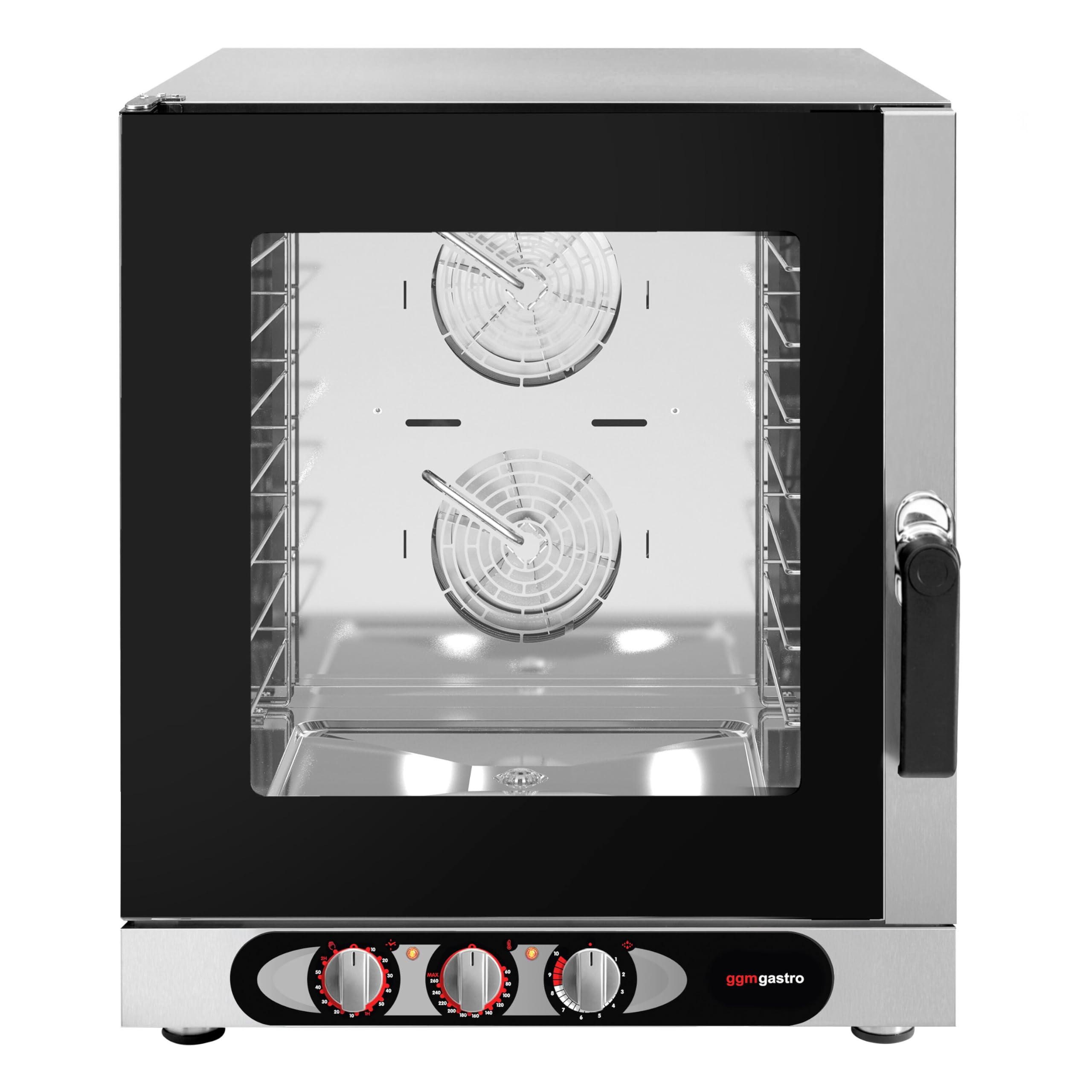 GGM Gastro Kombidämpfer 6x GN 1/1 manuell | robuste Edelstahlbauweise, ideal für den Dauereinsatz, gleichmäßige Hitzeverteilung, einfache Reinigung, intuitiv bedienbar