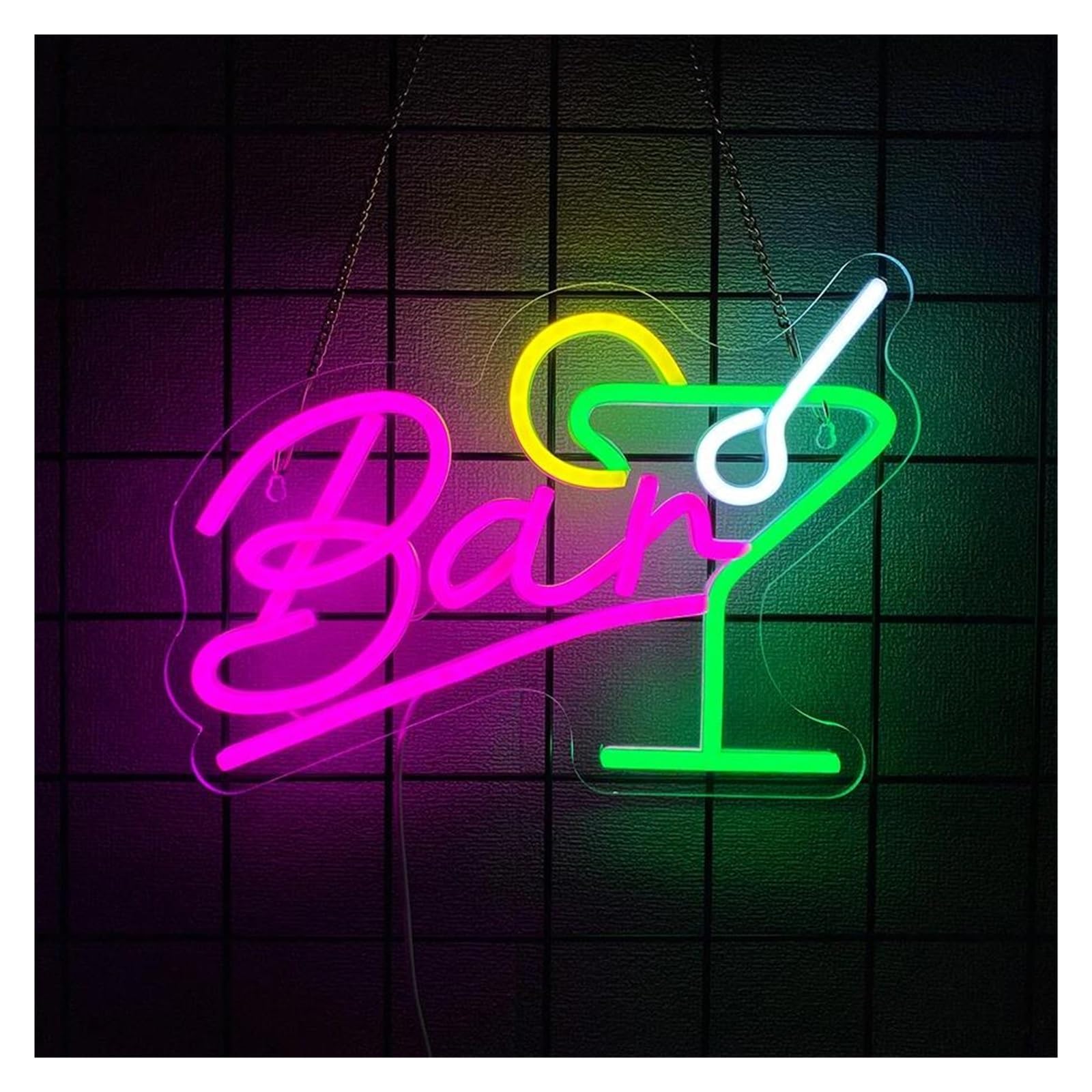 SHOUXI Sign Lamp Bar Neon Sign Light Dimmable for Beer Pub Man Cave Hotel Party Stores Restaurant Home Wall Decor 30cmx23cm