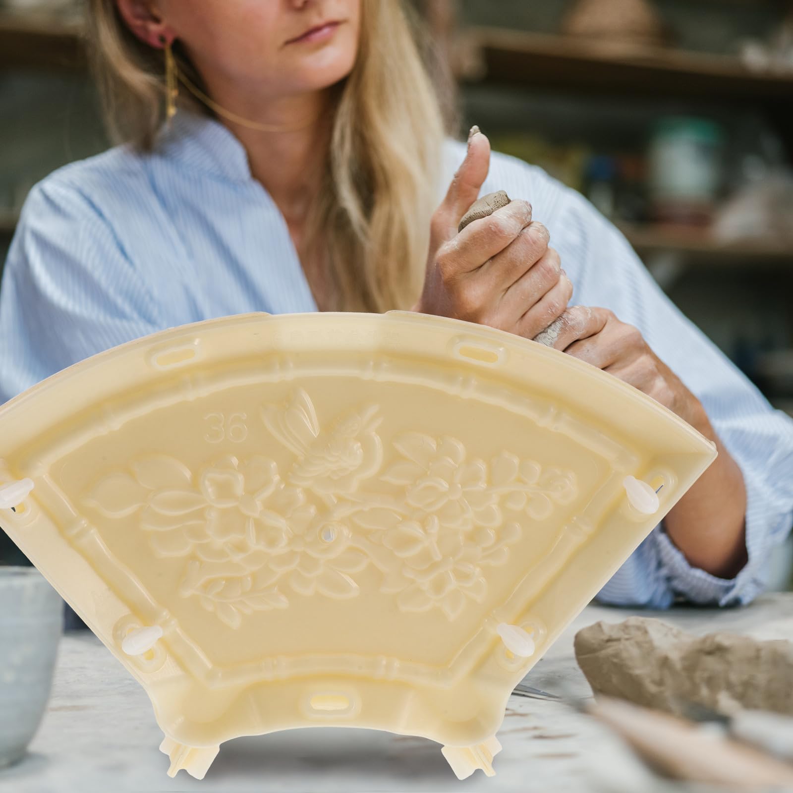 UPKOCH Forma do cegieł betonowych: Forma do betonowej nawierzchni DIY – plastikowa do doniczek na słupki ogrodzeniowe i dekoracyjne konstrukcje kolumnowe