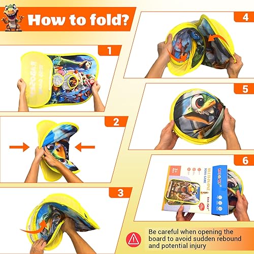 Miniatura 10 de RaboSky - Juego de puf para niños, juguetes geniales para niños de 2, 3, 4, 5 años, para cumpleaños o Navidad, juguetes divertidos al aire libre