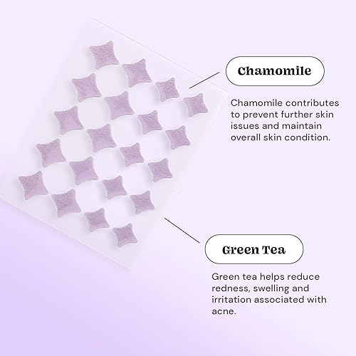 Miniatura 3 de Glossmetics Pegatina de bofetada hidrocoloide, parches lindos para espinillas para cara, tratamiento de zit, parches hidrocoloides para espinillas,