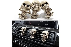 Spooky Skull Decor: Creepy Car Accessories for Halloween