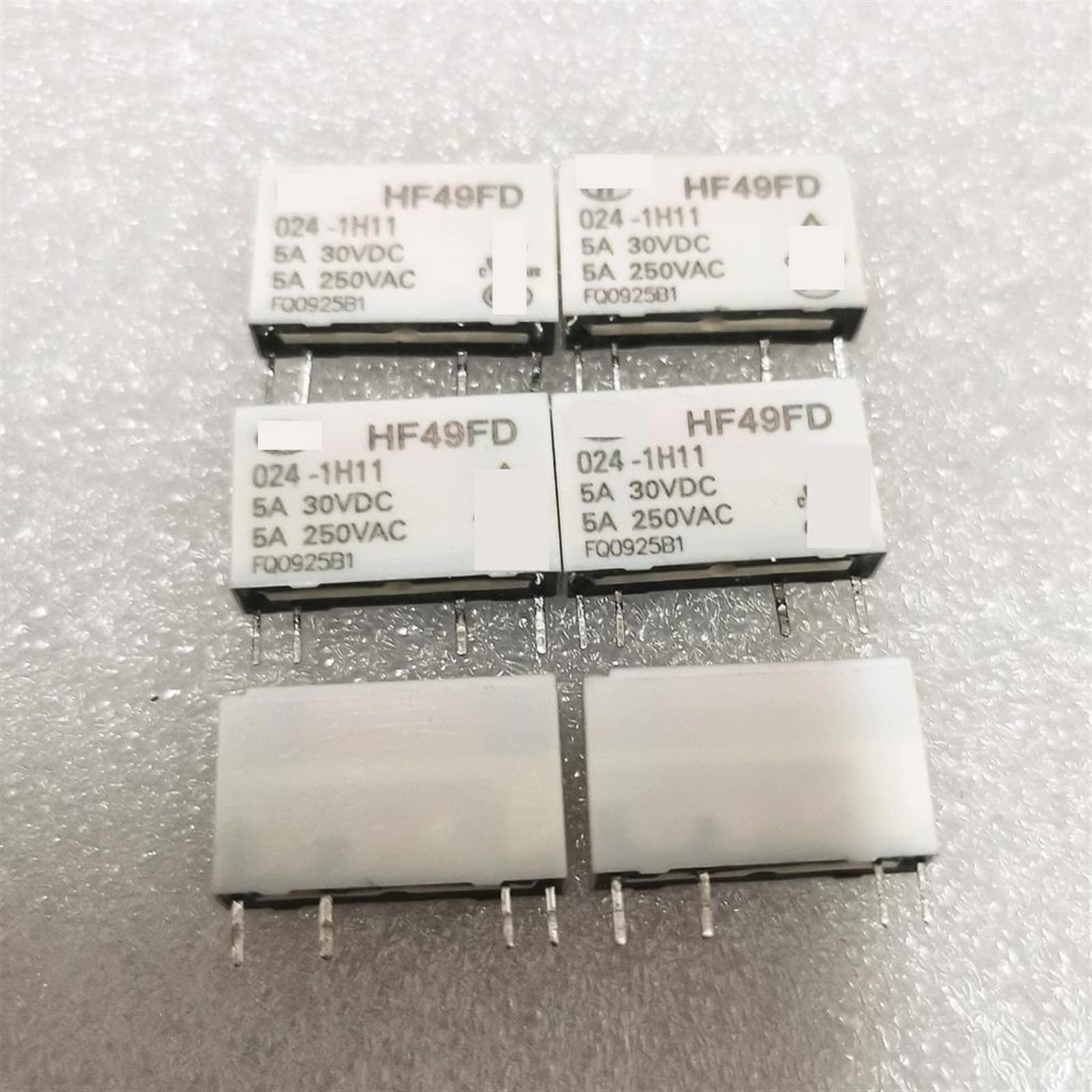 AQHYEBNSR 10Pcs Power Relay Hf49fd-005-1h11 Hf49fd 012-1h11 024-1h11 012 1h11 HF49FD 024-1H21GFL 5V 12V 24V