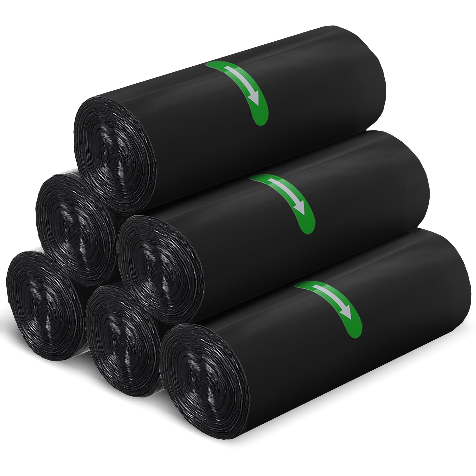 Colarr180 Count Trash Bags Gallon Recycle Trash Bags Portable