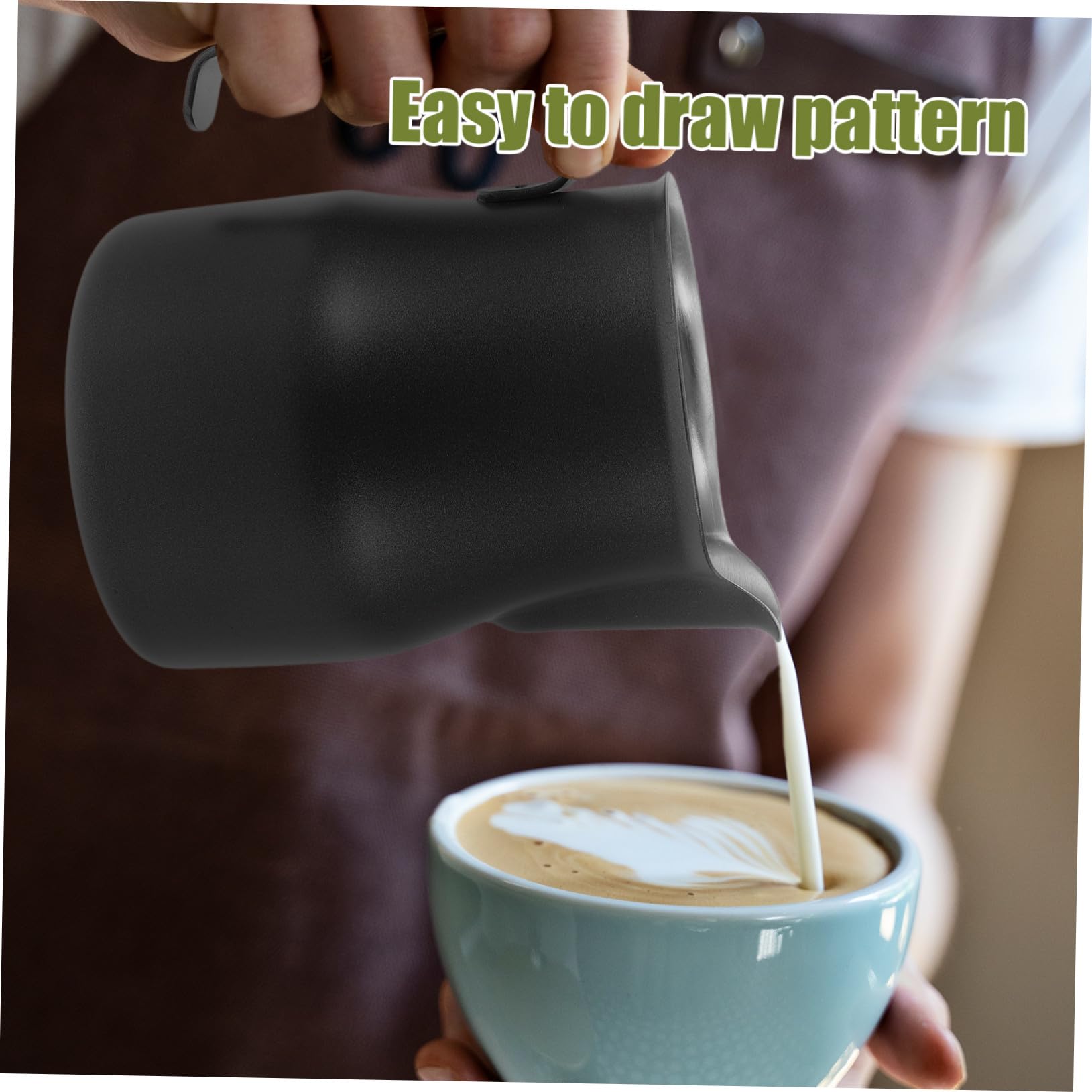 iplusmile Bricco Per Latte in Acciaio Inox Tazza Per Latte Espresso Caffè Caraffa Multiuso Art