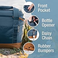 Vista 3 de CleverMade Collapsible Insulated Cooler Bag – Leakproof Soft Cooler for Beach, Travel, Car – Bottle Opener