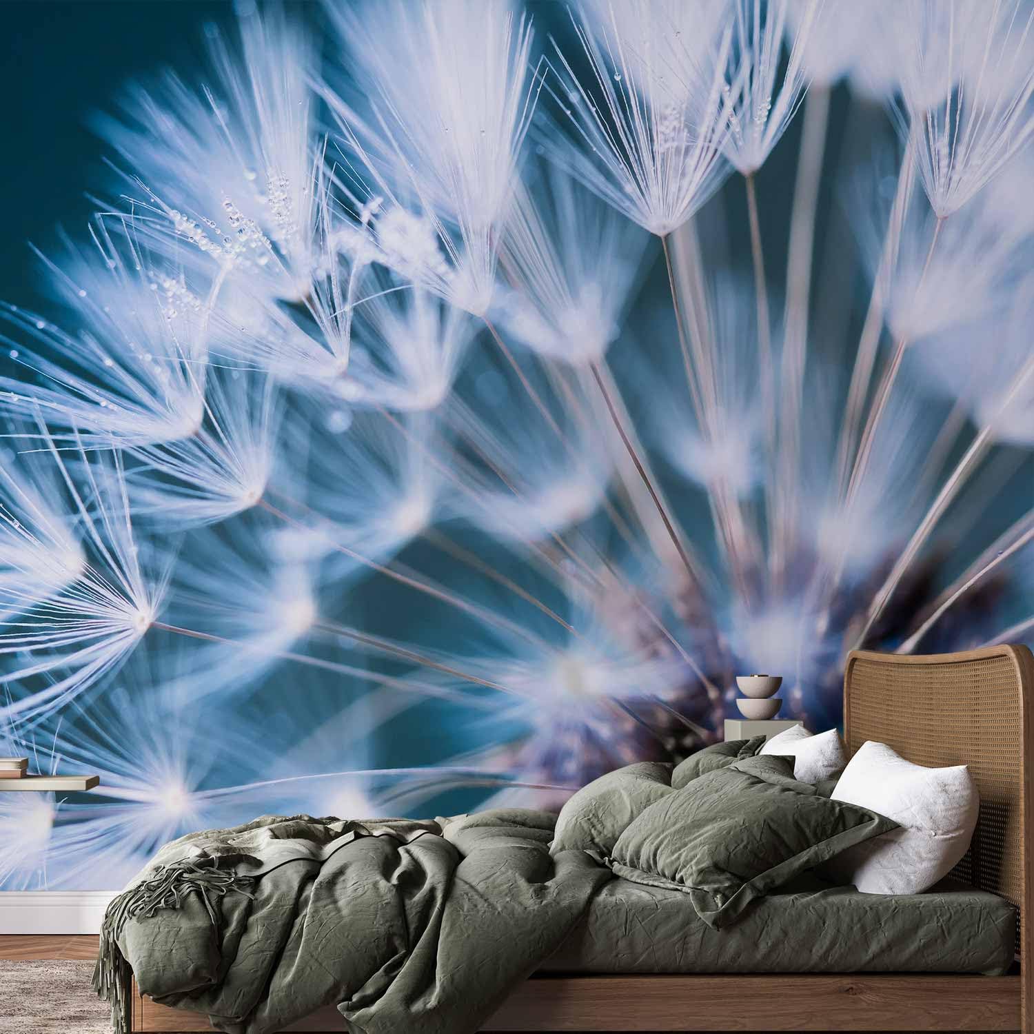 Papier peint murando intissé 400x280 cm Décoration Murale XXL Poster Tableaux Muraux Tapisserie Photo Trompe l'oeilFleur pissenlit b-B-0087-a-b