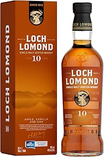 Loch Lomond, 70cl, 10 Year Old Single Malt Scotch Whisky, Fruit & Vanilla, 40% ABV, Oak Aged, Distilled & Bottled in Scotland, Whisky Gift, Single Malt Whisky Offers