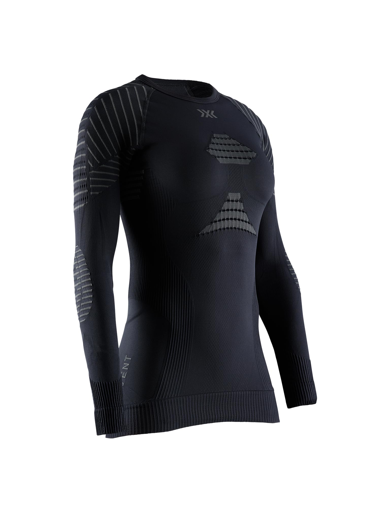 X-Bionic Invent 4.0 Langärmliges Kompressions-Jersey-T-Shirt Weiß Frau Grösse XL