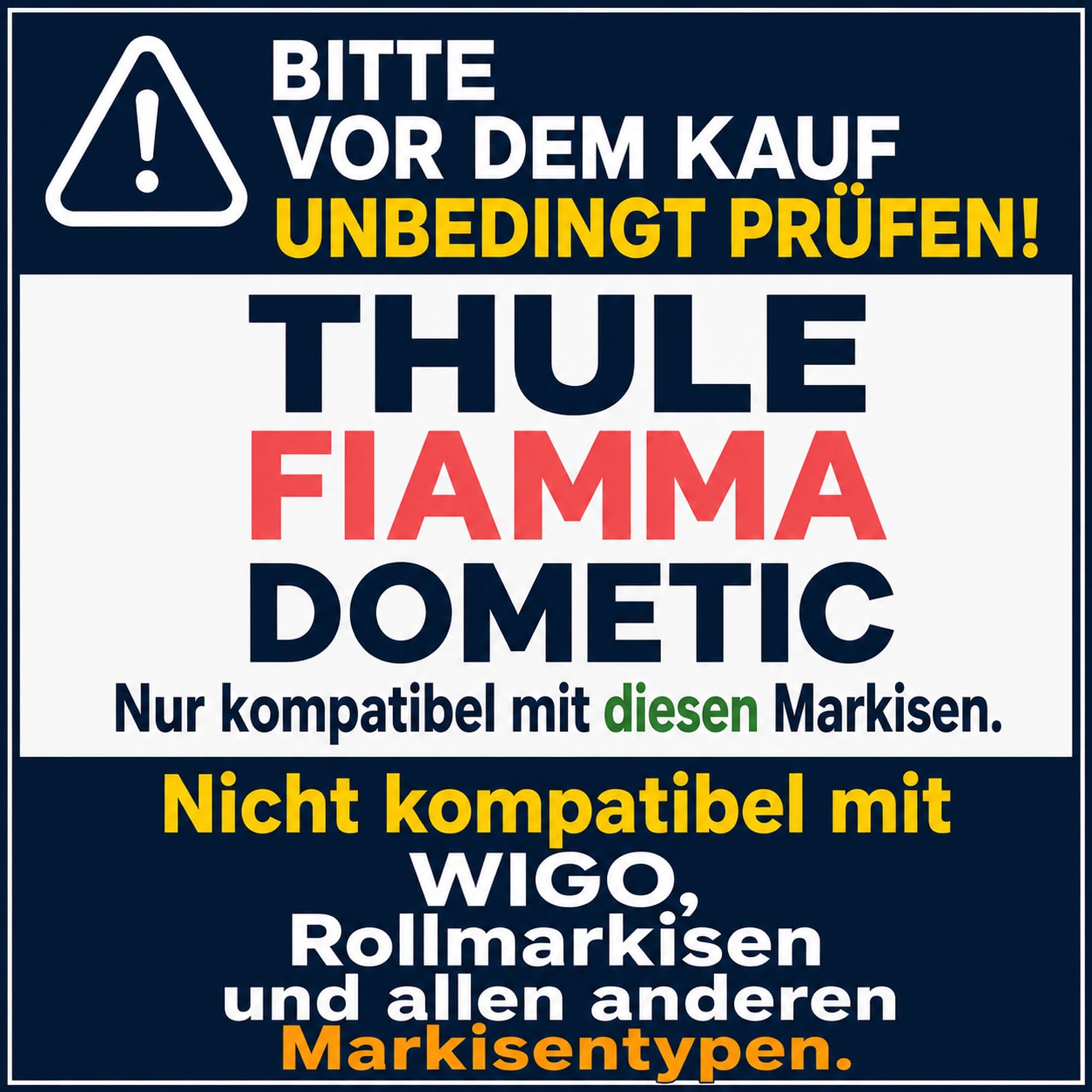 AIRIS Sun & Rain Blocker – Markisenvorderwand oder Seitenwände für Markisen – Premium Baumwollgewebe – Sicht- und Sonnenschutz für Camper & Wohnmobil – deutlich kühler als Polyester