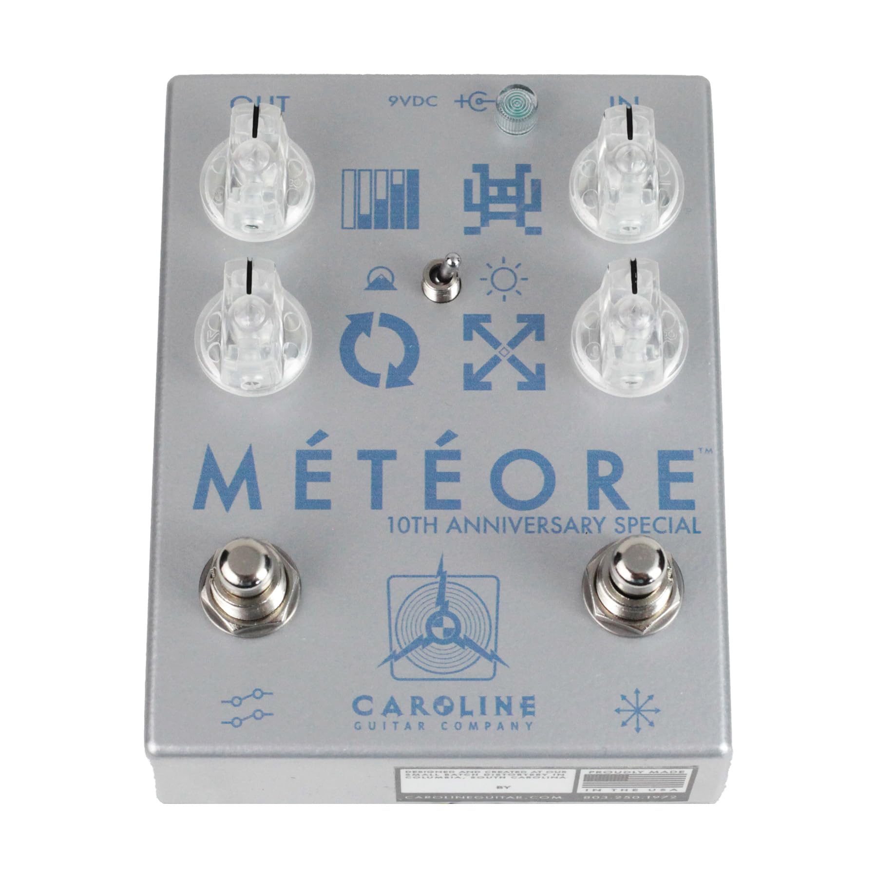ギター CAROLINE GUITAR COMPANY METEORE Amazon.com: Caroline Guitar Météore Reverb Guitar Pedal - 10th