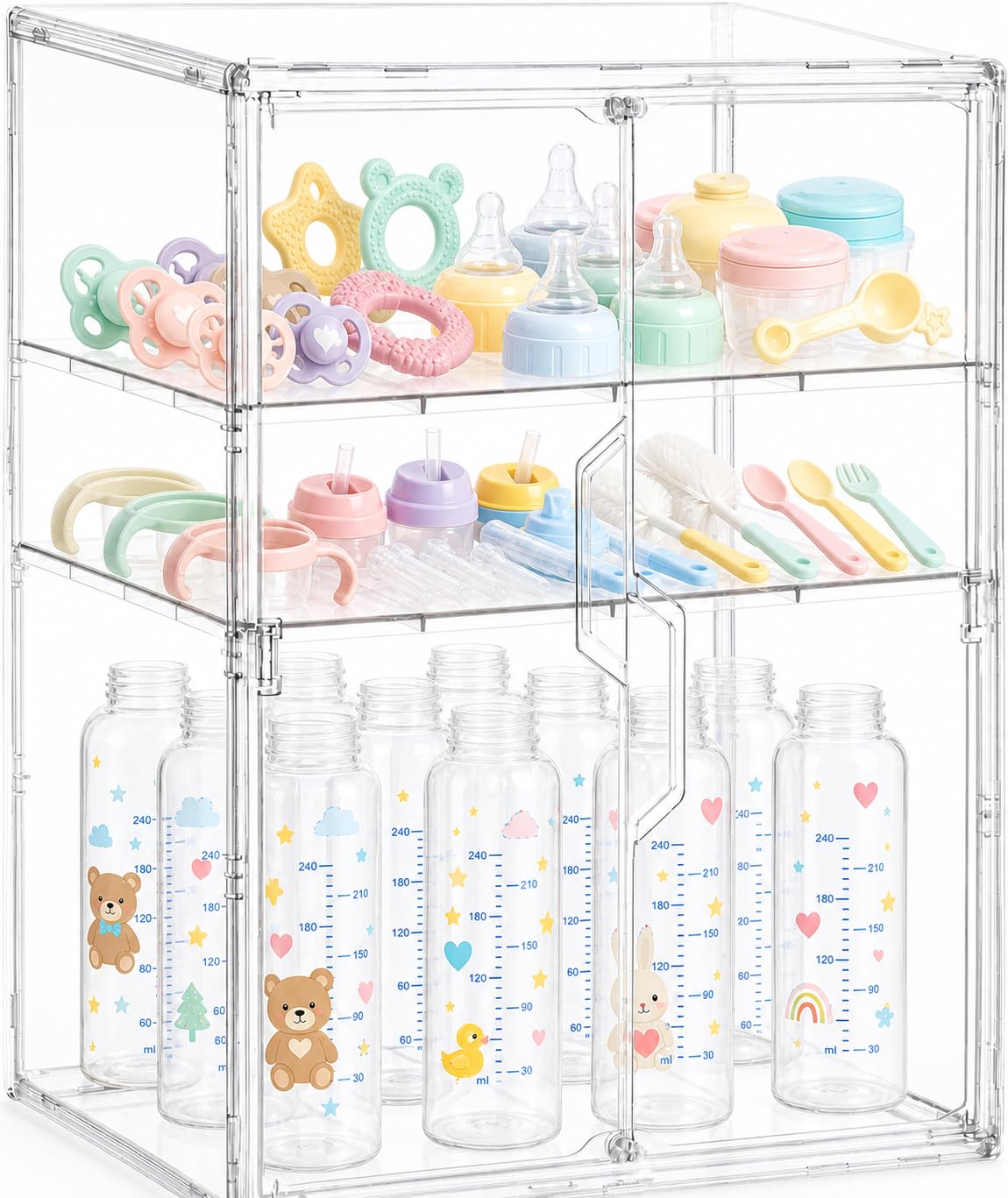 Heliospark Baby Bottle Storage Organizer - food storage | Mubboo