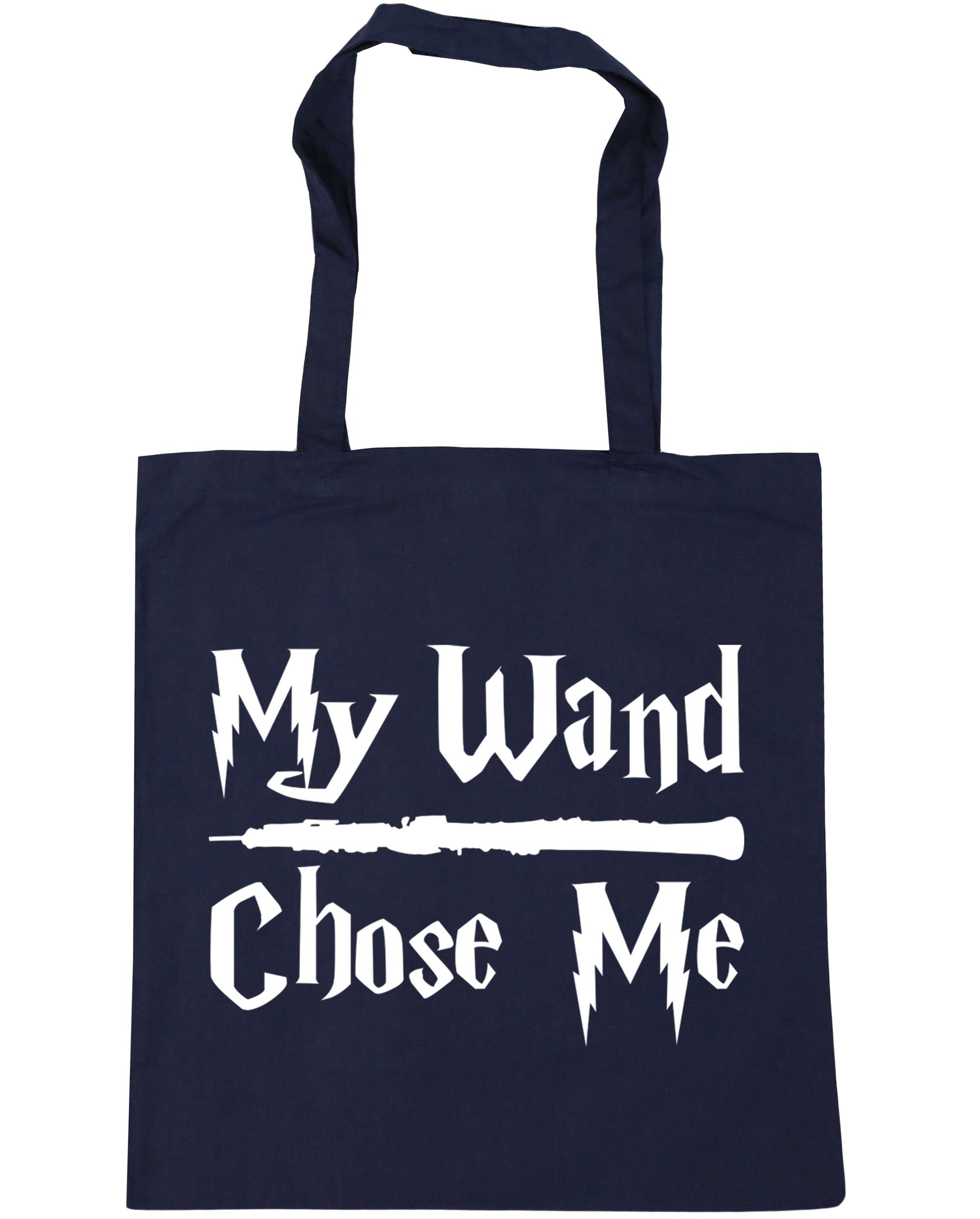 Hippowarehouse My Wand Chose Me (Oboe) Tote Shopping Gym Beach Bag 42cm x38cm, 10 litres