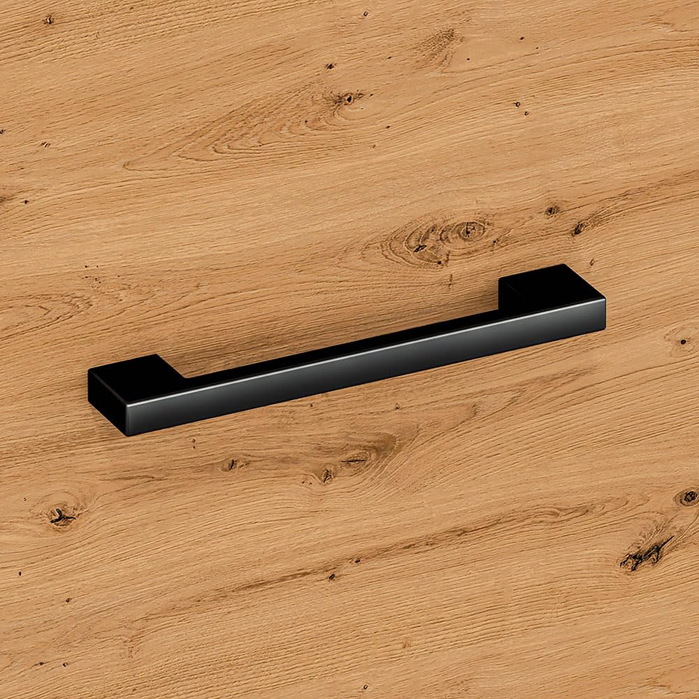 Lomadox Gardeoben-Set 3-teilig mit Paneel und Garderobenschrank | Moderne Flurgarderobe in Artisan Eiche Nb.