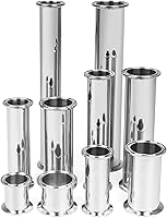 Vista 2 de Tubo de abrazadera triple de 2 pulgadas Tubo de bobina sanitaria de 2 pulgadas de diámetro exterior Longitud del tubo de bobina sanitaria de 2