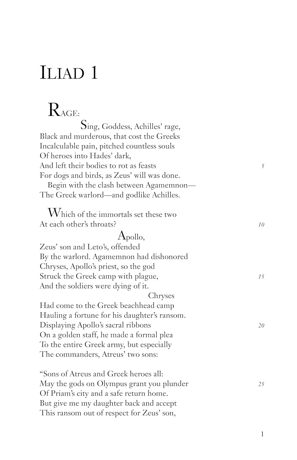 The Essential Iliad