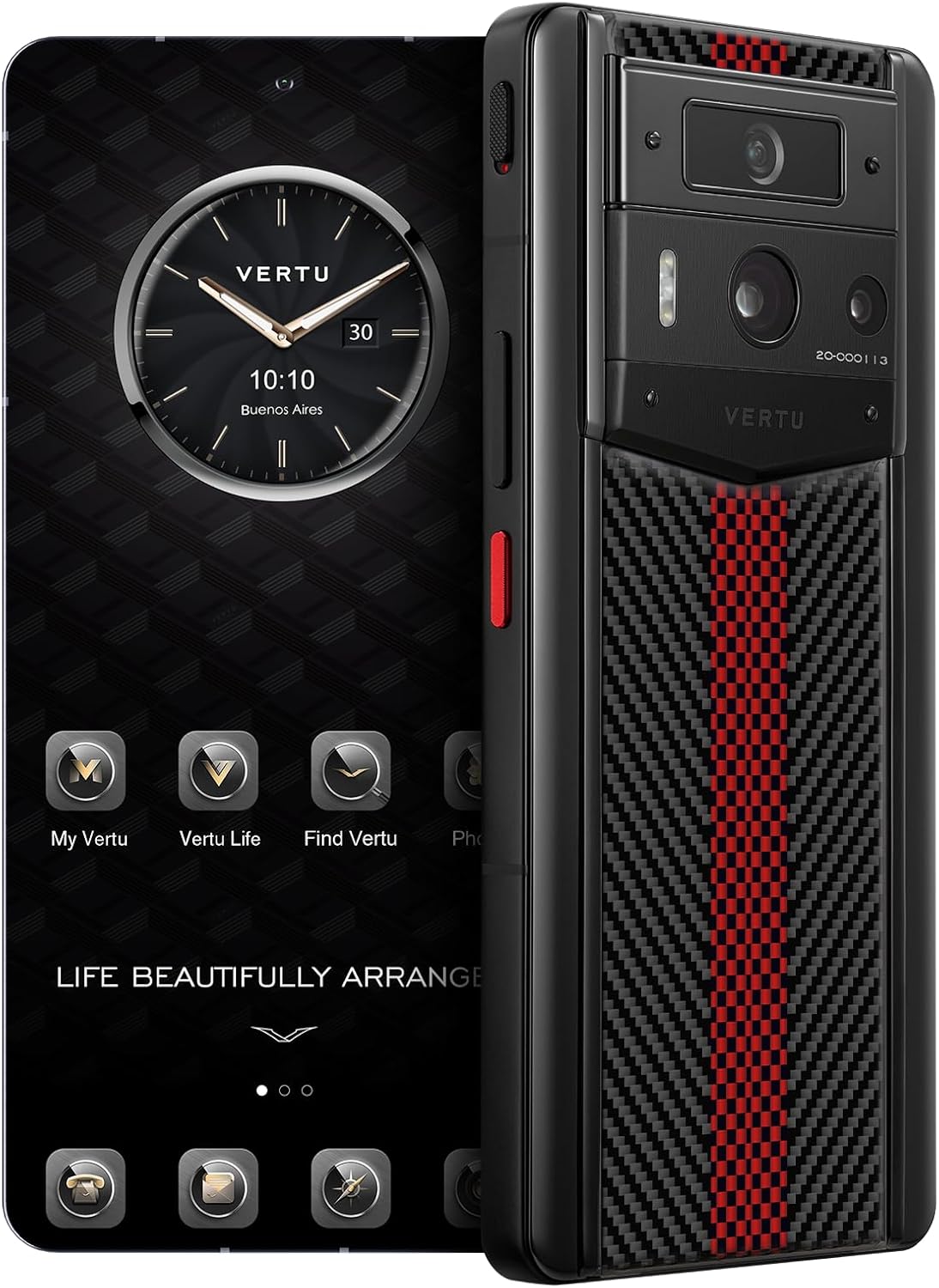 METAVERTU 2 Carbon Fiber 5G AI Phone, Unlocked Android Web 3.0 Smartphone, 3 Systems, 50MP Camera, 120Hz 1.5K AMOLED Display, Dual SIM, 65W Fast Charge (Dragon Year Lucky Edition, 512 GB) 51