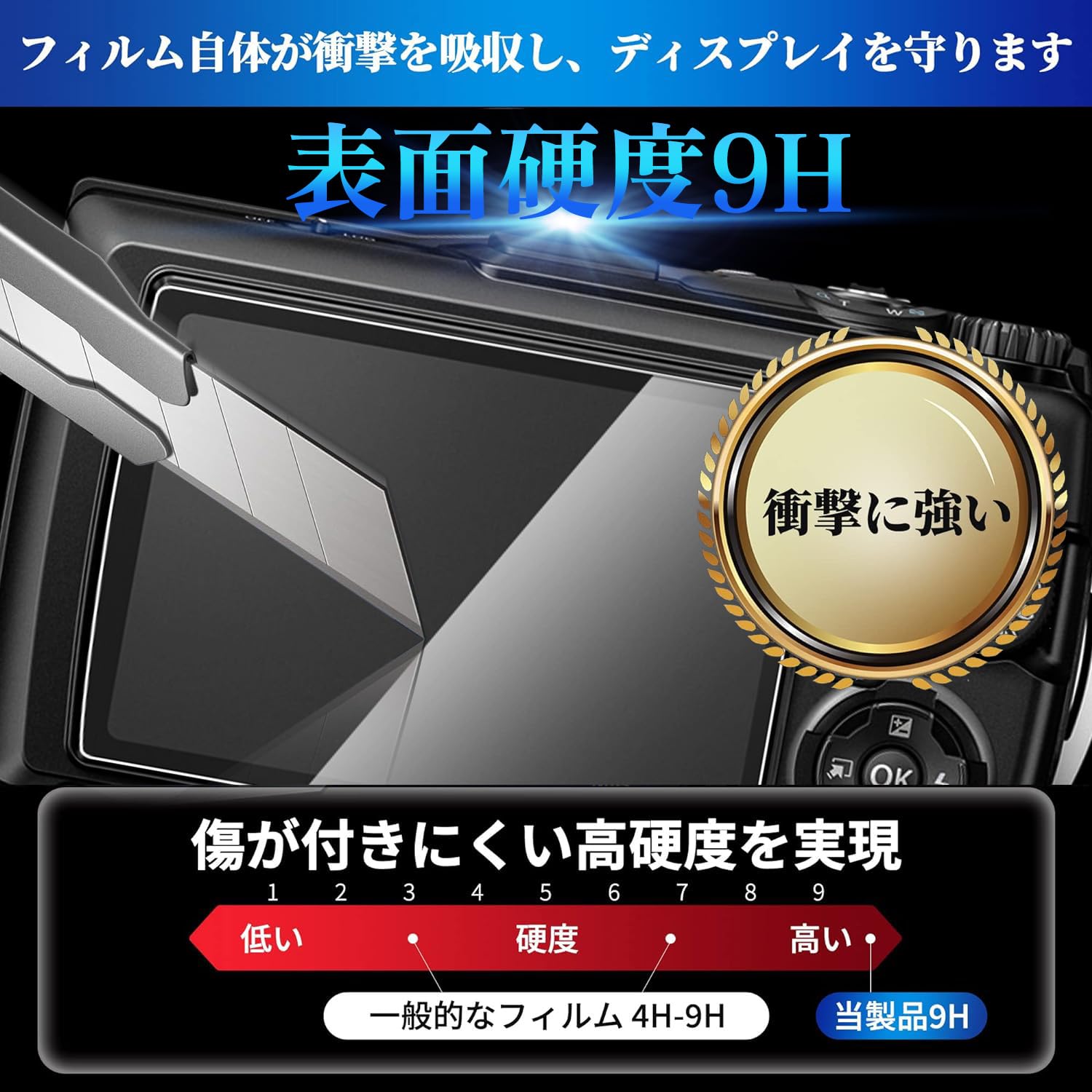 Amazon | Olympus TG-7 TG-6 TG-5 TG-4 TG-3 液晶保護フィルム 