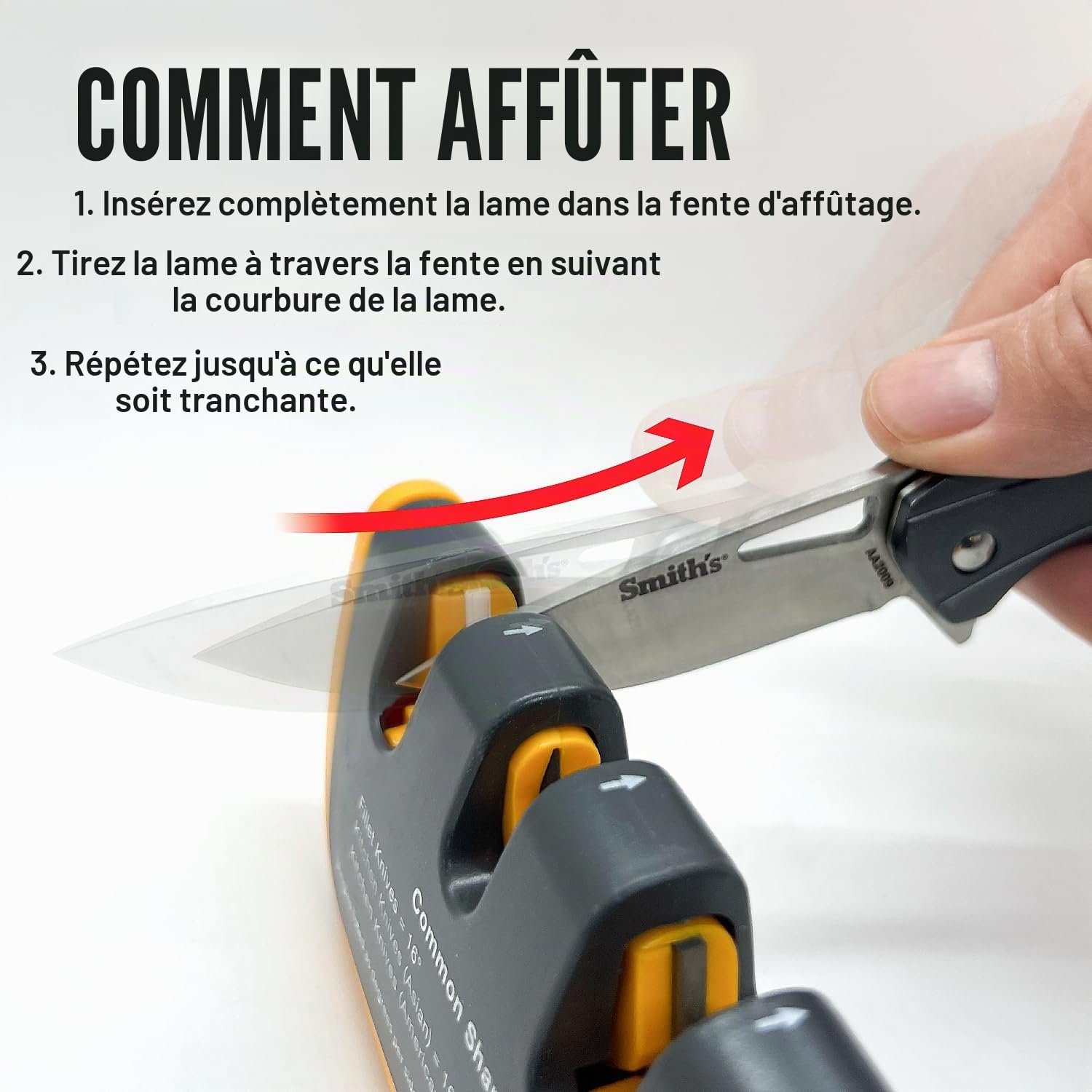 Smith's Edgesport 50264 Taille-crayon manuel réglable