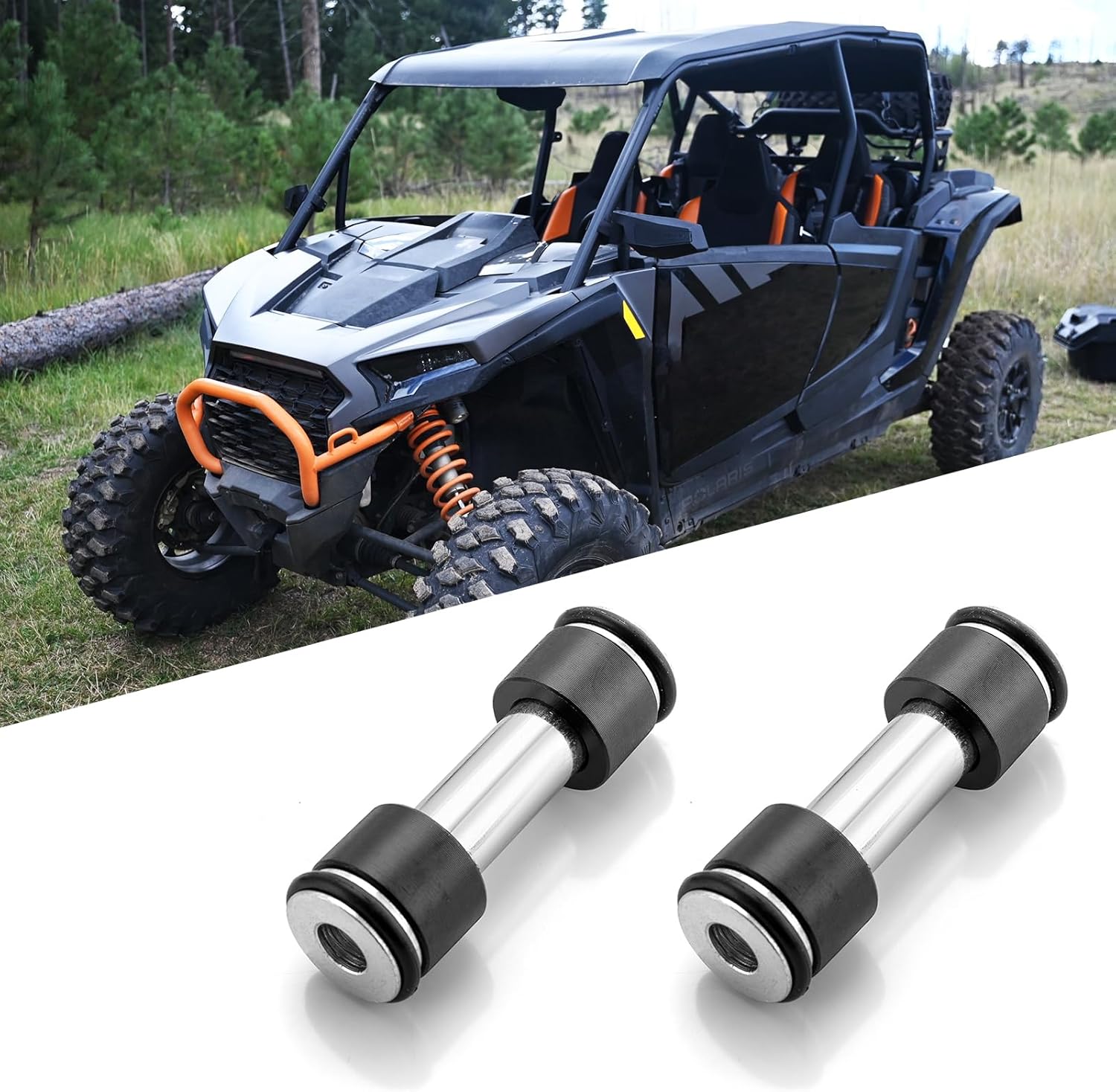 UTV Front A-Arm Bushings Kit Suspension Heavy Duty UHMW Control Arm Bushing Replacement Compatible with Polaris RZR XP 4 1000 2024-2025