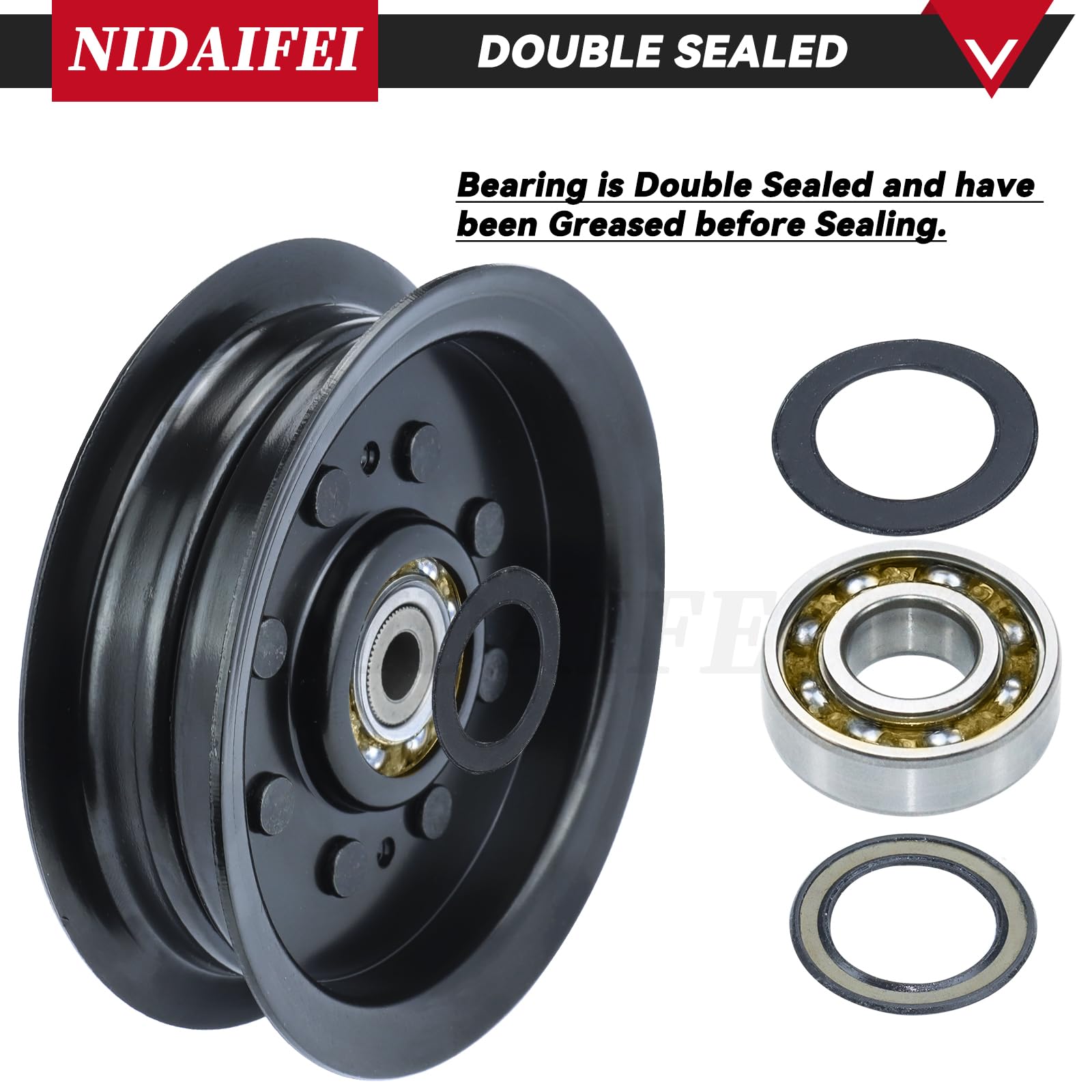 Amazon.com: NIDAIFEI 2 Pack 532196104 Husqvarna Idler Pulley