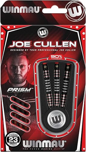 Miniatura 4 de Winmau Joe Cullen Ignition Professional 90% Tungsten Darts Set with Flights and Stems (Shafts)