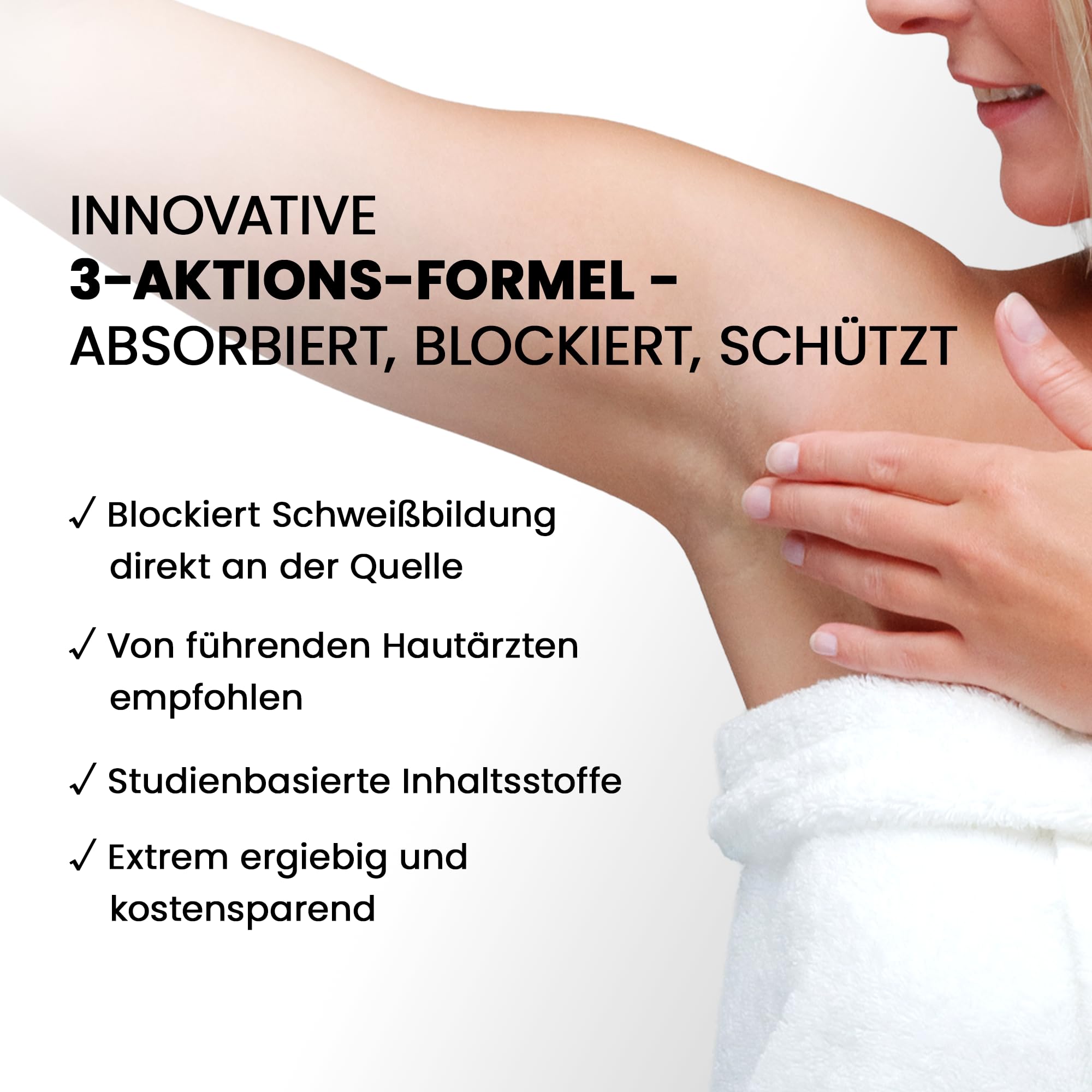 DON'T CALL IT DEO Antitranspirant Fluid 50 ml gegen starkes Schwitzen unter den Achseln – 5-Tage-Schutz gegen Schweiß und Geruch – für Damen und Herren – 1er Pack