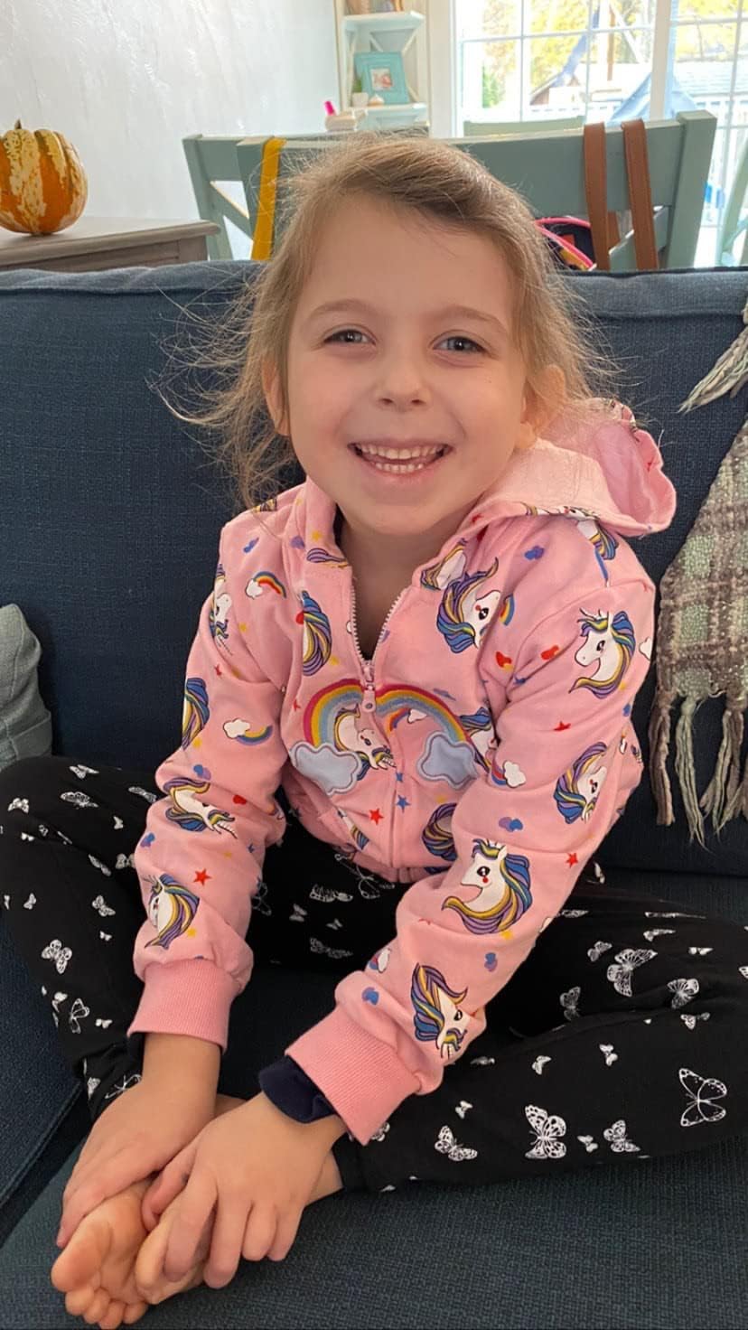 Baby Girl Zip-up Jacket Rainbow Unicorn Cotton Hoodie Sweatshirt Toddler Fall Coat Kids Winter Outfits Outerwear 2t-7t - Image 2