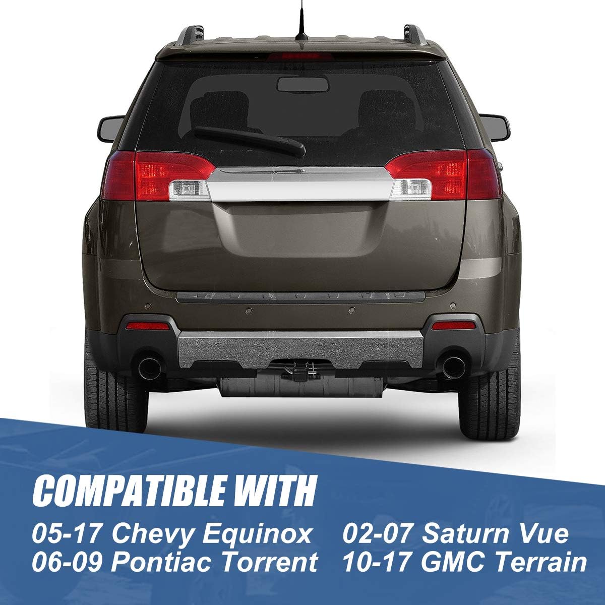 Auto Dynasty 2 Inches Class 3 Trailer Hitch Receiver Compatible with Equinox Vue Torrent Terrain 05-17