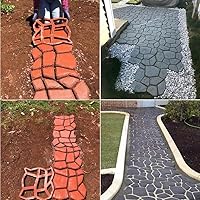 Vista 5 de Walk Path Maker Moldes y formas de hormigón, molduras de piedra Pathmate, pavimentadora, pasarelas, molde de cemento, pavimento, moldes de hormigón