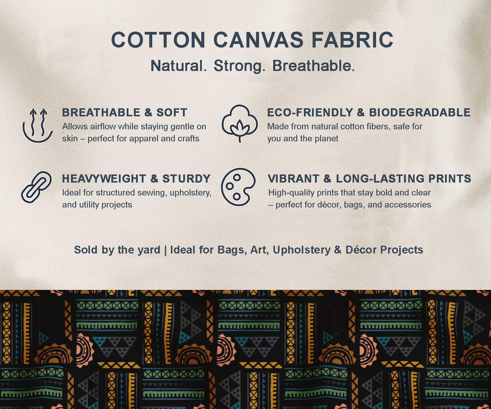Soimoi Toile de coton au mètre | Imprimé patchwork noir | 142 cm de large | Matériau résistant et de poids moyen pour l'ameublement, les sacs, les rideaux et les loisirs créatifs